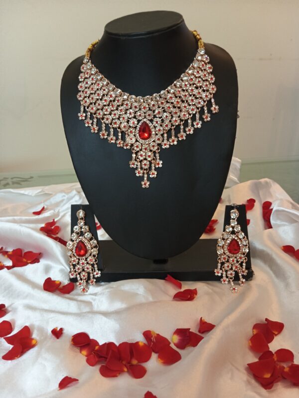 American Diamond  Bridal Jewellery Set...