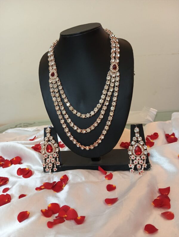 American Diamond  Bridal Jewellery Set...