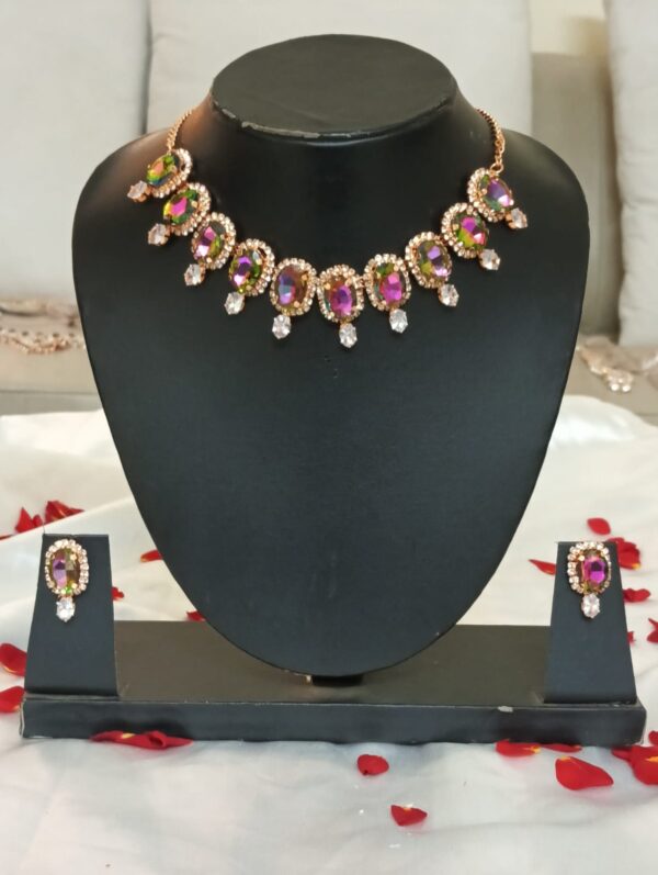 Multicolour Partywear Jewellery set...